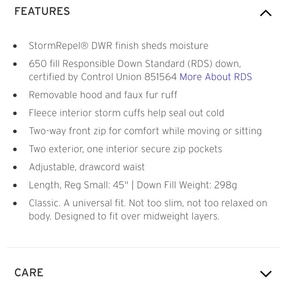 Eddie Bauer | Long Puffer Coat in Cocoa Size TM (Tall Medium) - Picture 6 of 16